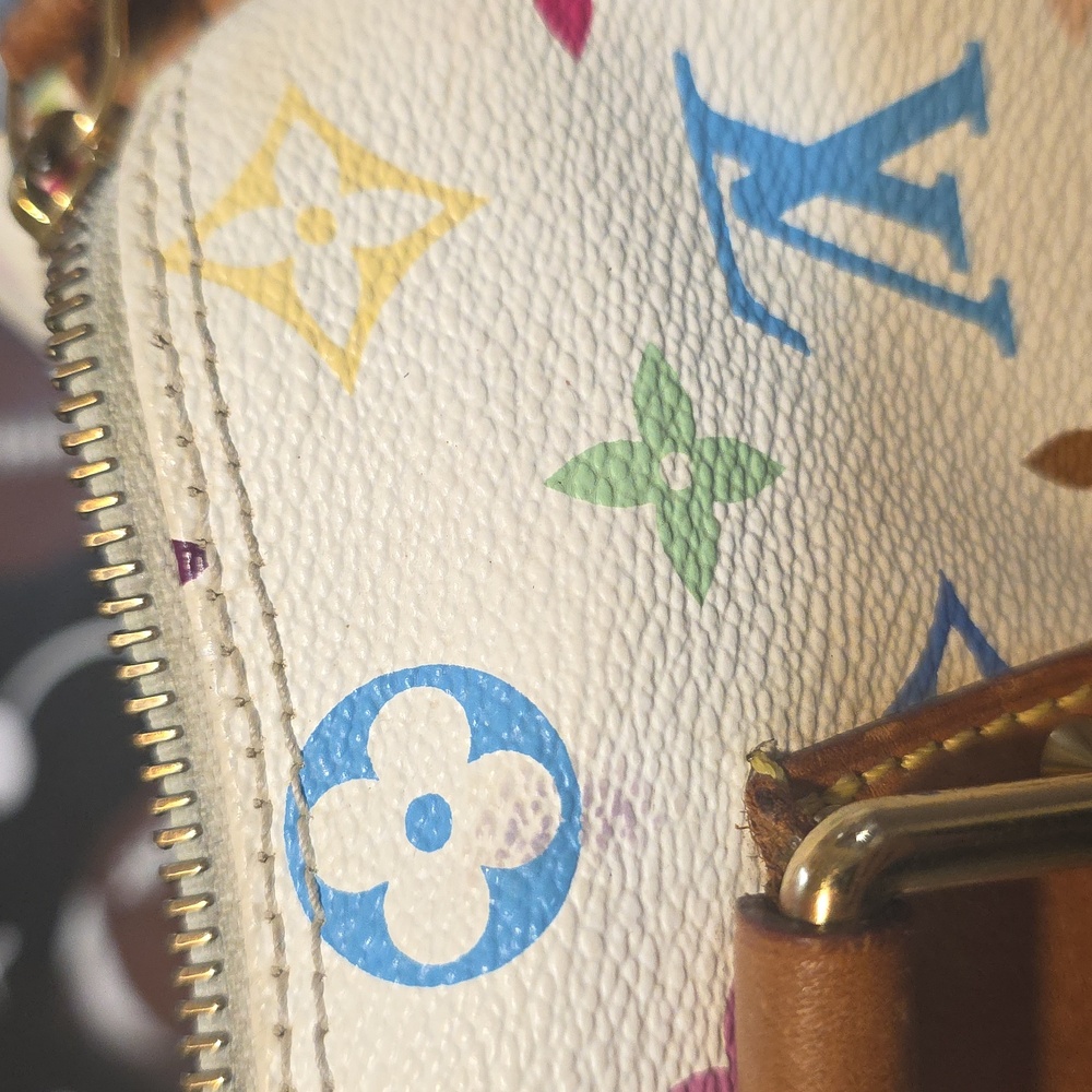 Louis Vuitton White Murakami Multicolor Speedy - Picture 15 of 16